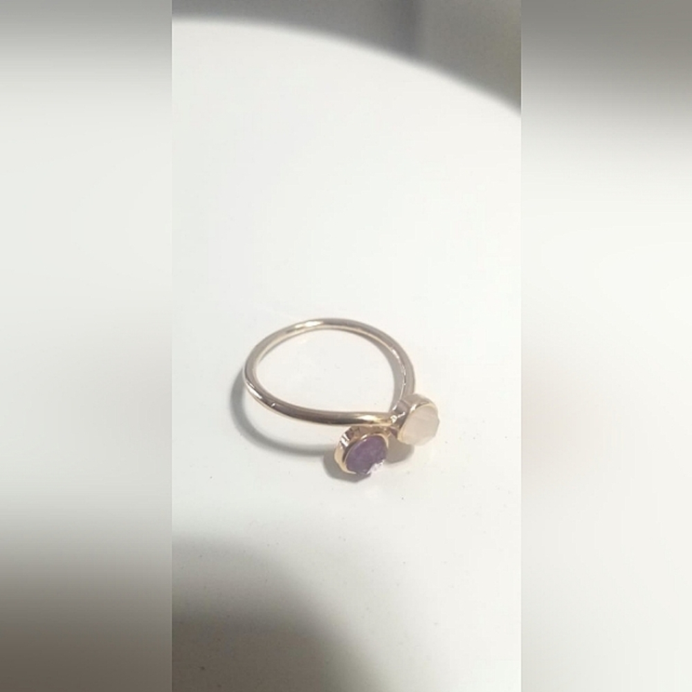Amethyst Stone Crystal RING.🌴 - Picture 8 of 8